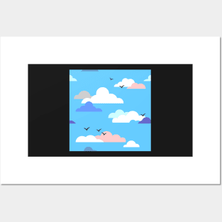 Cloud Birds Posters and Art